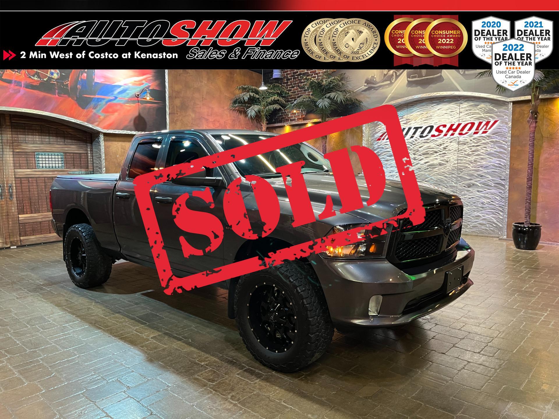 2021 Dodge Ram 1500 Lifted Night Edition - 35in KO2s, Htd Seats & Whee