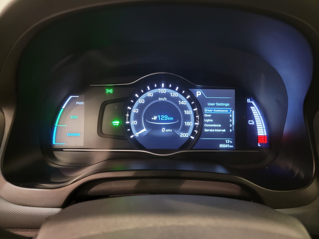 Hyundai Ioniq Electric 2019 Air conditioner, Navigation system, Electric mirrors, Electric windows, Heated seats, Electric lock, Speed regulator, Bluetooth, , rear-view camera, Heated steering wheel, Steering wheel radio controls