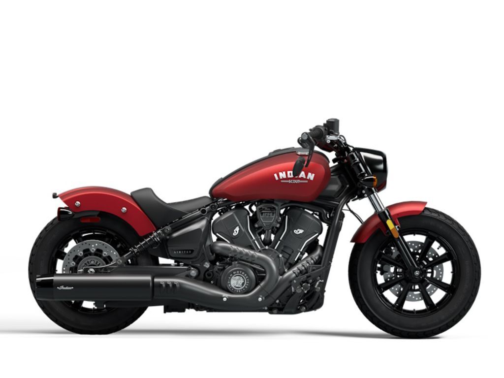 2025 Indian Motorcycles Scout® Bobber Limited Sunset Red Smoke 