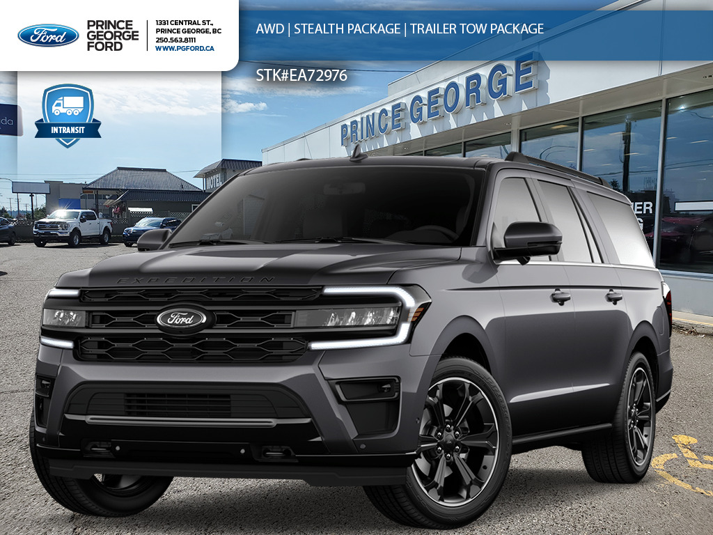 2024 Ford Expedition Limited Max | Stealth/HD Trailer Tow Package.