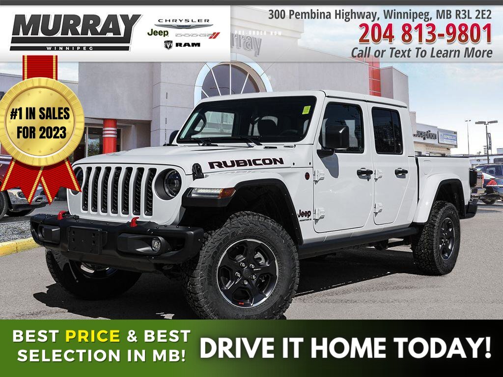 2023 Jeep Gladiator Rubicon 4x4 **$344 B/W+TAXES LEASE SPECIAL