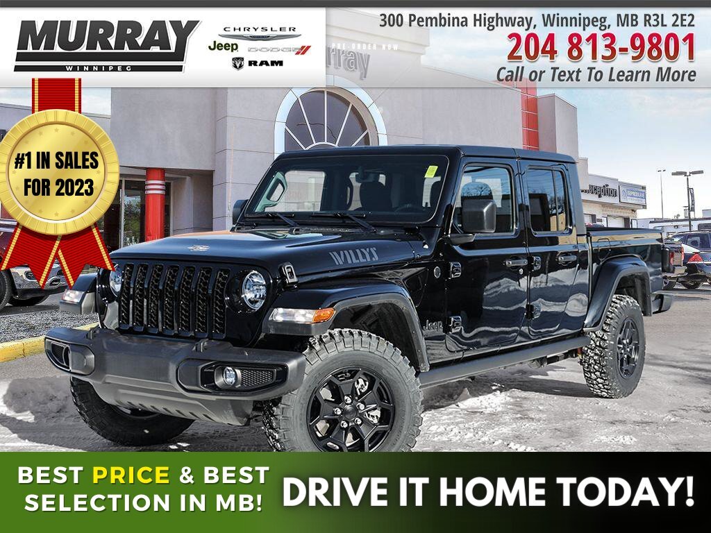 2023 Jeep Gladiator Willys 4x4 **$304BW + Taxes Lease Special** 