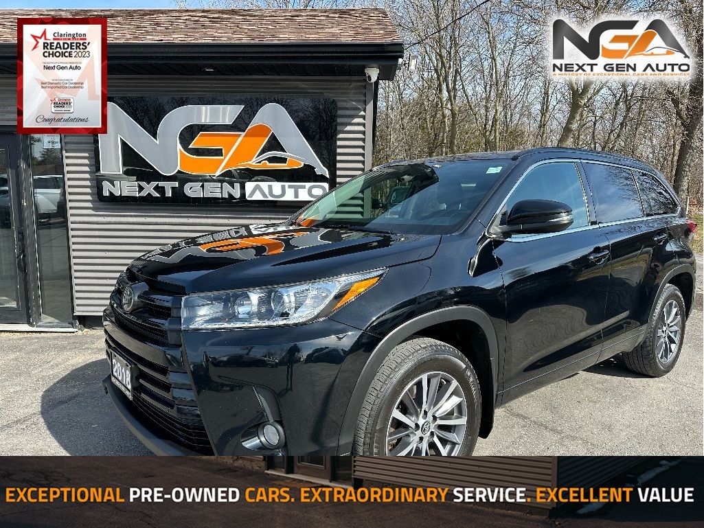 2018 Toyota Highlander SE | 7 PASS | LEATHER | NAV | ROOF | CLEAN CARFAX 