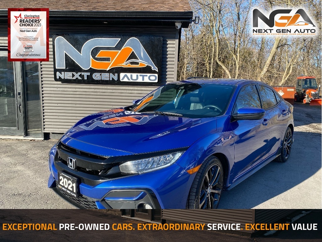 2021 Honda Civic Sport Touring | LEATHER | NAV | ONE OWNER | CLEAN 