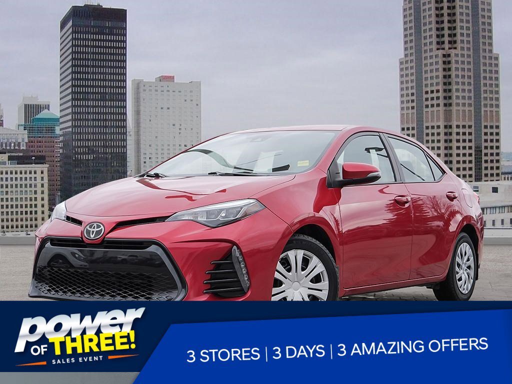 2017 Toyota Corolla SE - Heated Seats, No Accidents, Low Kms +