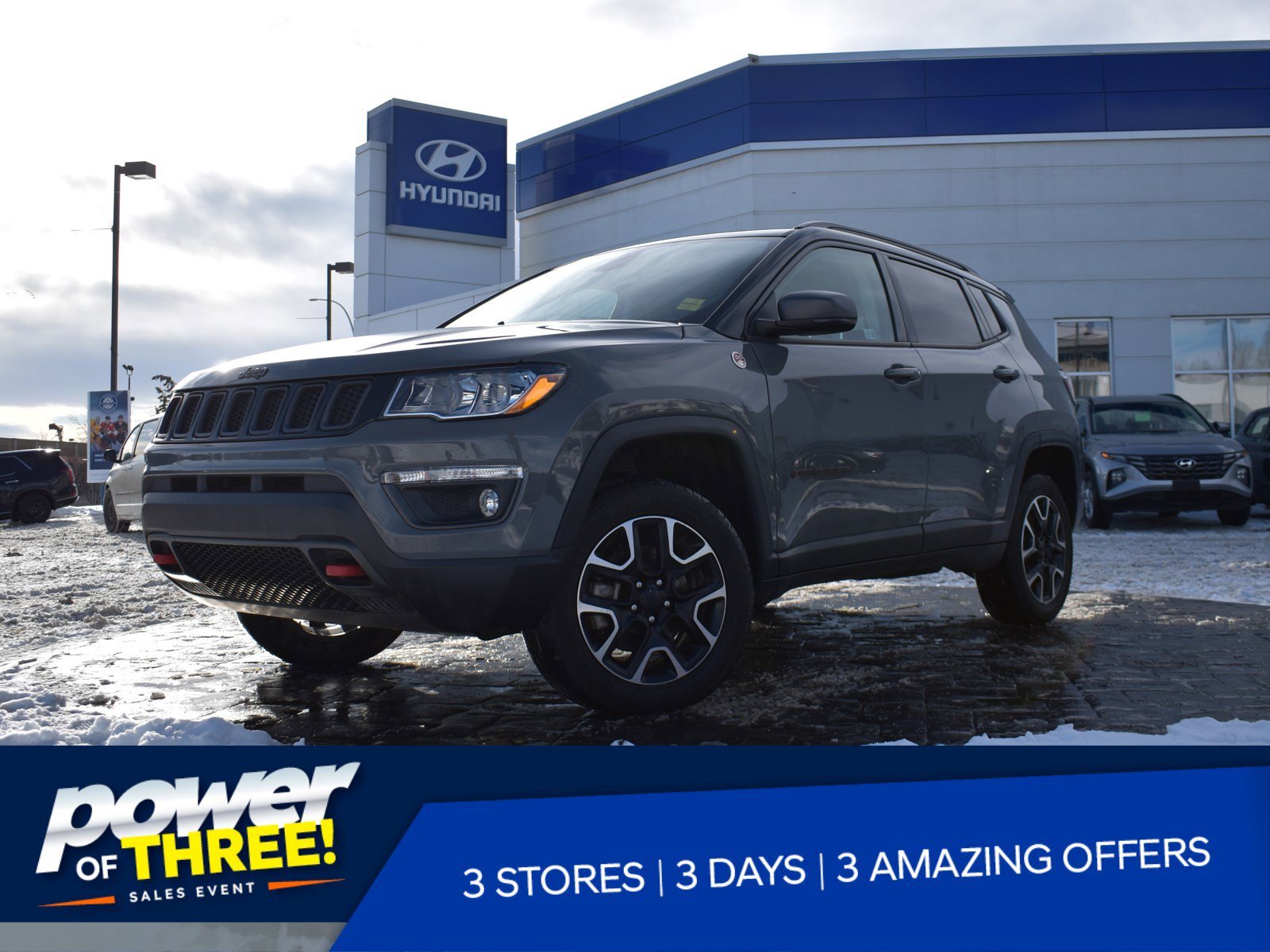 2021 Jeep Compass Trailhawk - 4WD, No Longer, Remote Start, Leather