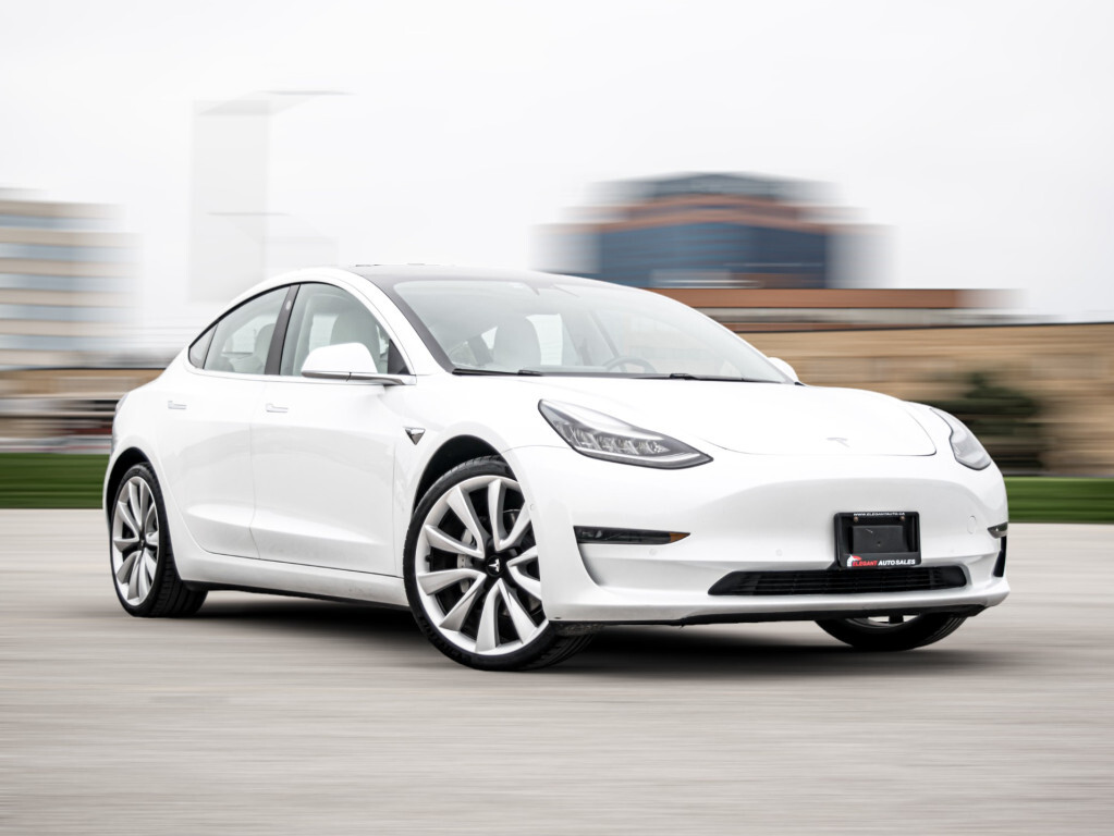 2019 Tesla Model 3 RANGE |PREMIUM WHEELS|WHITE INT |NAV|LOW KM |PRCIE
