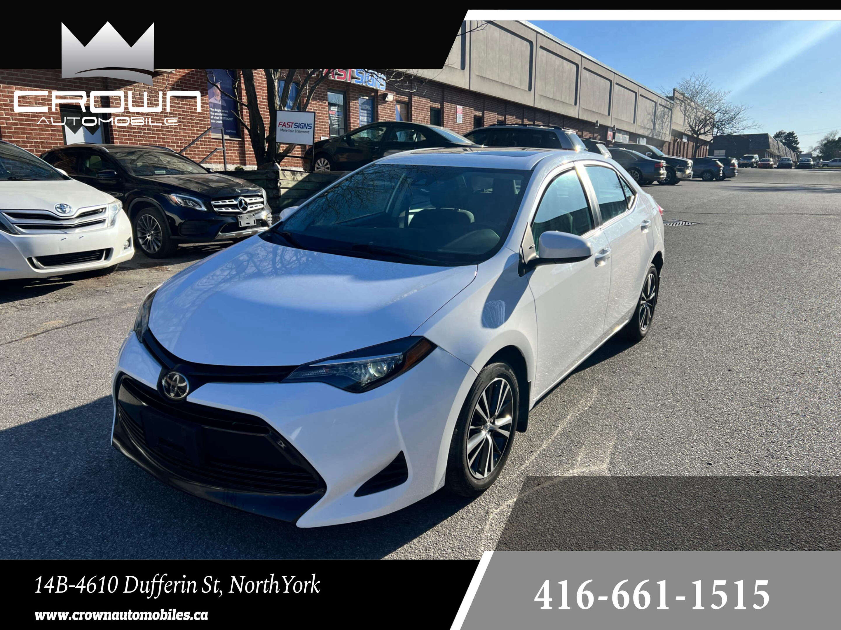2019 Toyota Corolla LE UPGRADE PACKAGE, SUNROOF, ALLOY WHEELS