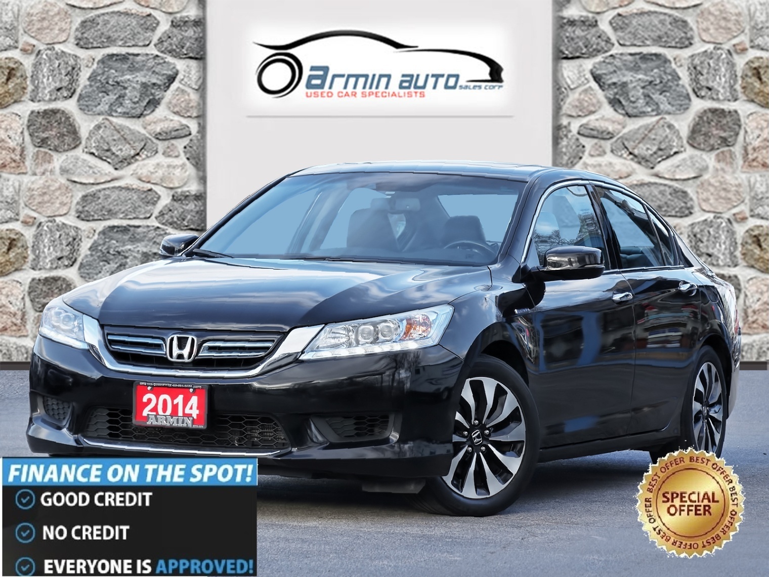 2014 Honda Accord Hybrid Touring | NAV | BLINDSPOT CAM | INTEL KEY | MEMORY