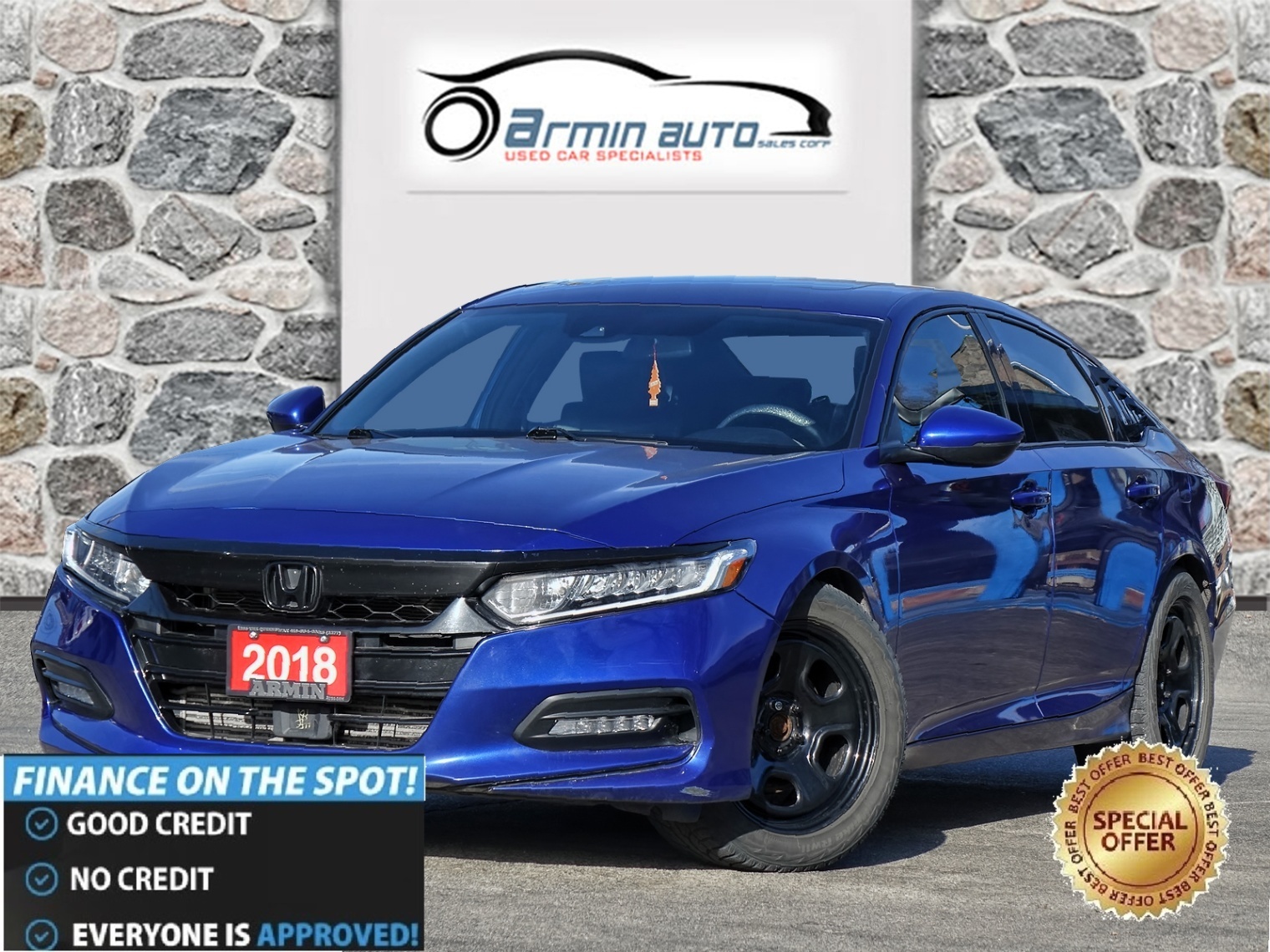 2018 Honda Accord Sport | BLINDSPOT CAM | INTEL KEY | CARPLAY |