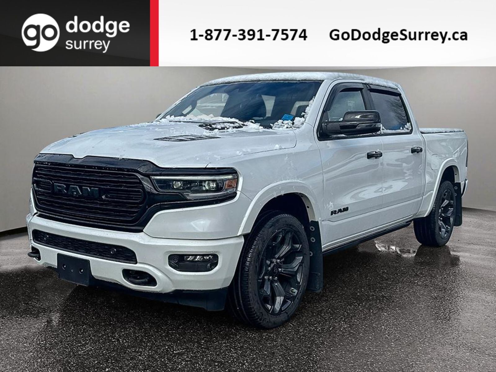 2023 Ram 1500 Limited + 4X4/LEATHER/NAVI/PANO SUNROOF/REAR VIEW 