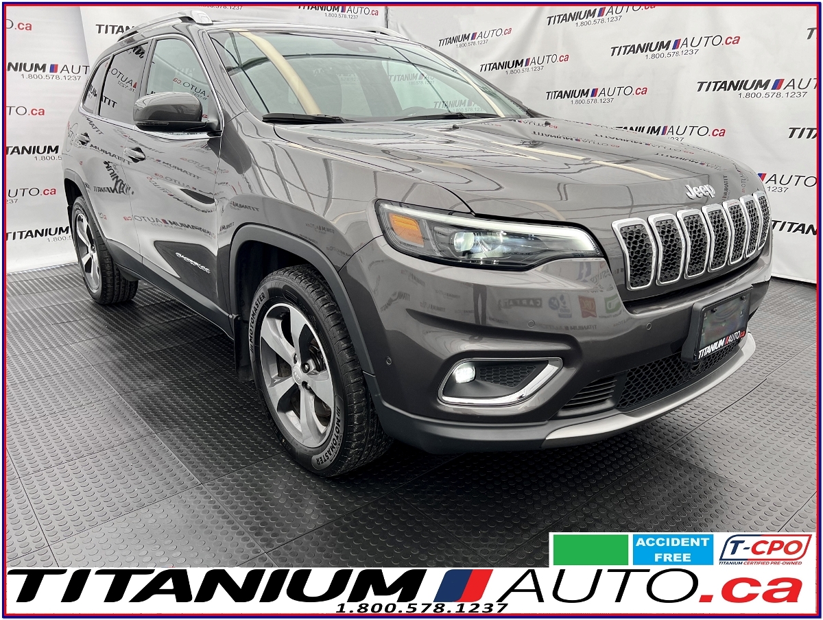 2019 Jeep Cherokee Limited 4X4 V6-Pano Roof-Adaptive Cruise-Lane Assi