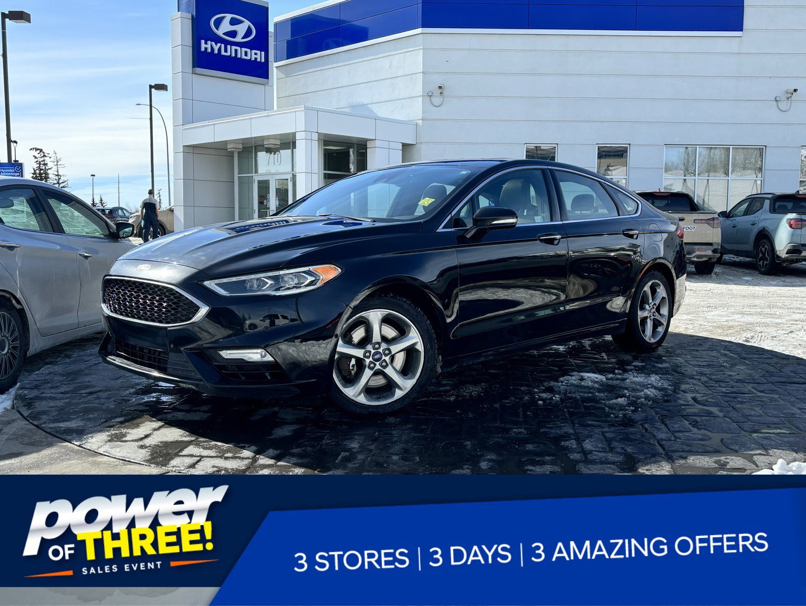 2017 Ford Fusion V6 Sport - AWD, One Owner, No Accidents, Sunroof