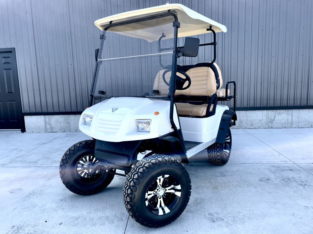 2023 AGT Nomad 2+2 Electric Golf Cart WHITE