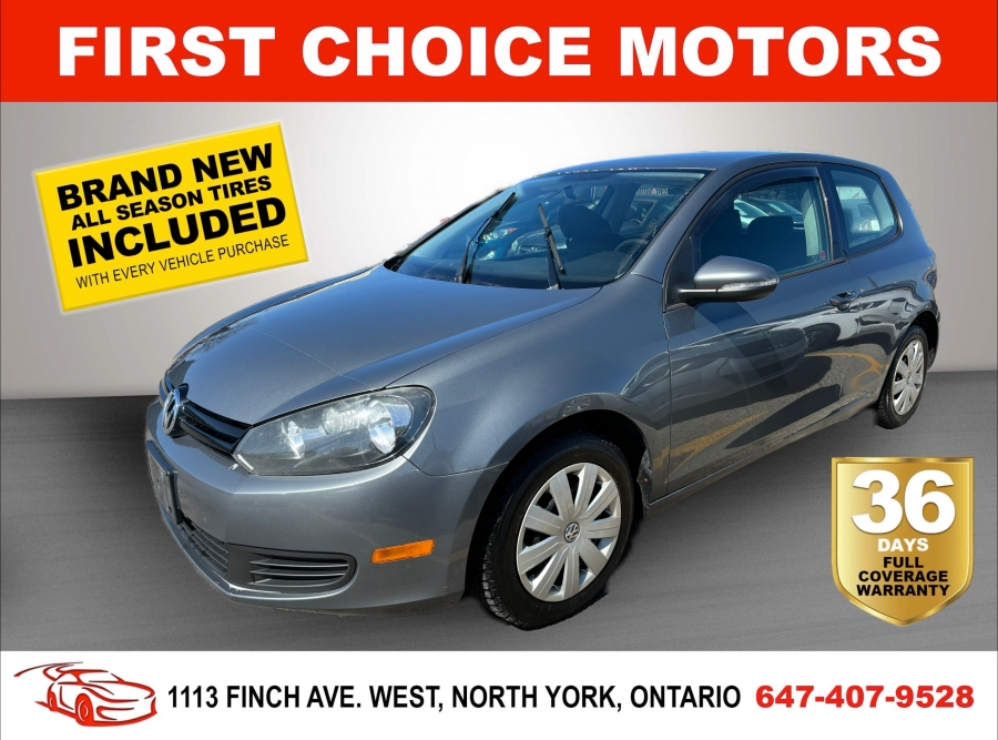 2012 Volkswagen Golf 2.5L ~AUTOMATIC, FULLY CERTIFIED WITH WARRANTY!!!~