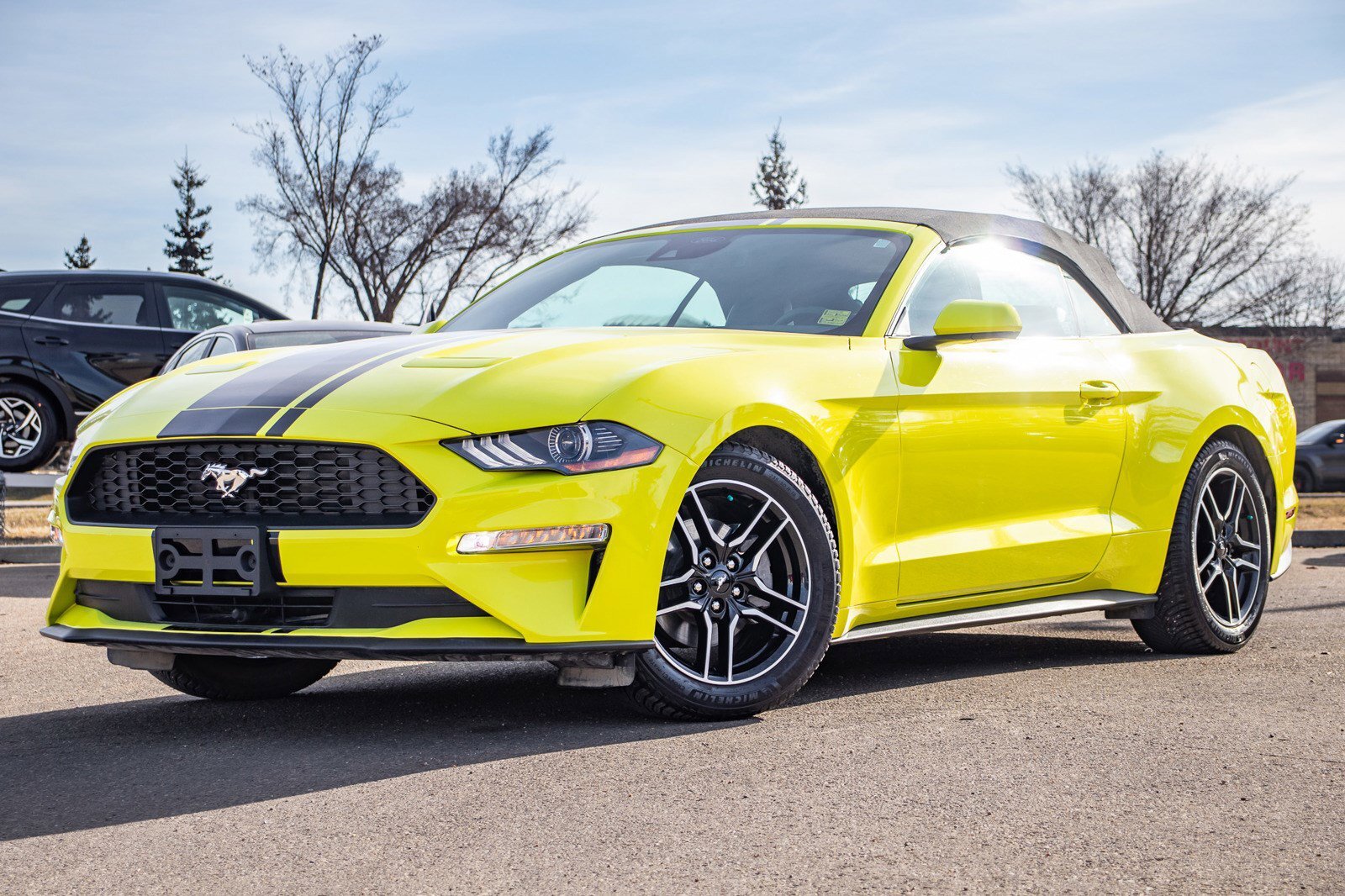 2021 Ford Mustang EcoBoost Premium Convertible | LEATHER | LANE KEEP