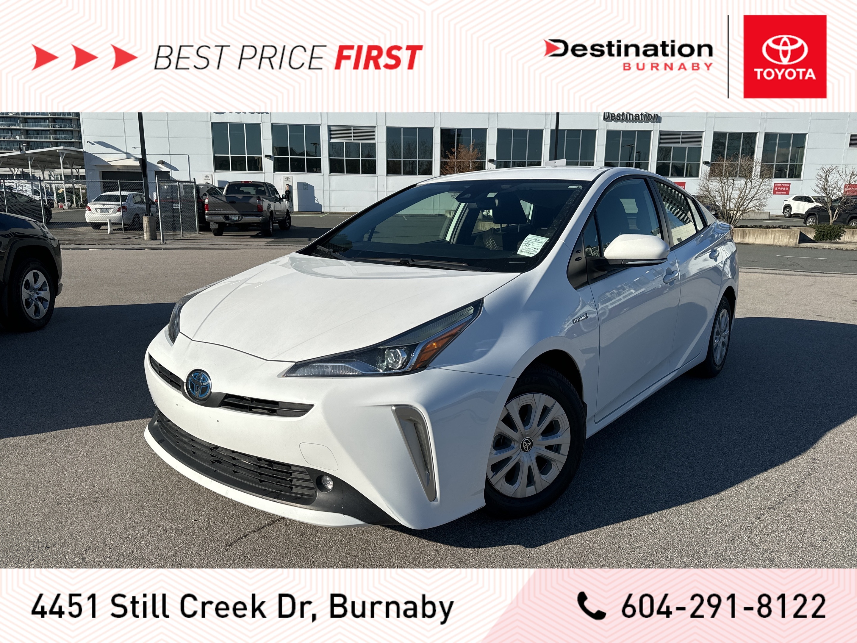 2021 Toyota Prius AWD - LOCAL BC CAR WITH ONE OWNER!