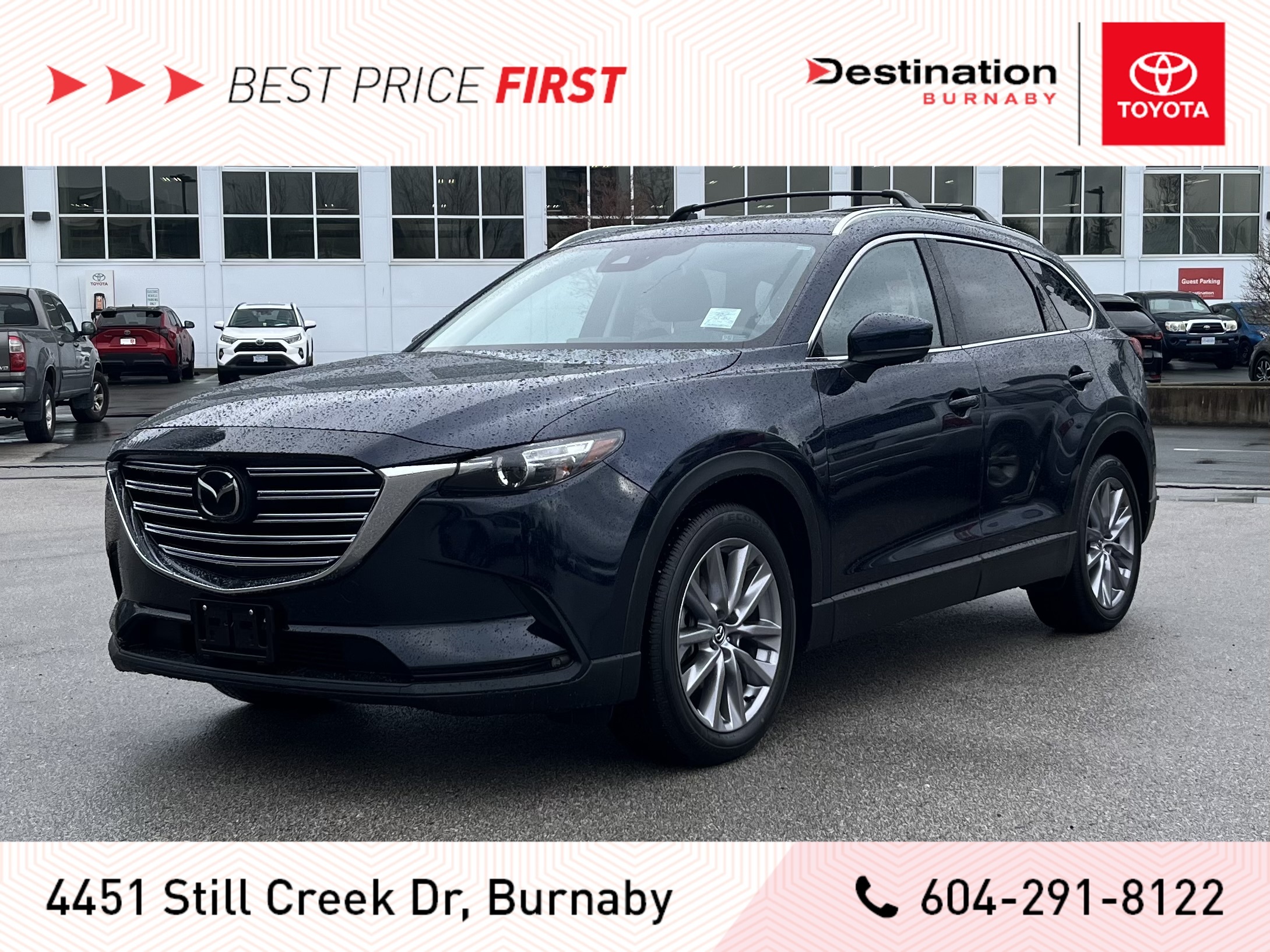 2023 Mazda CX-9 GS-L with Captian, Low Kms, Like New