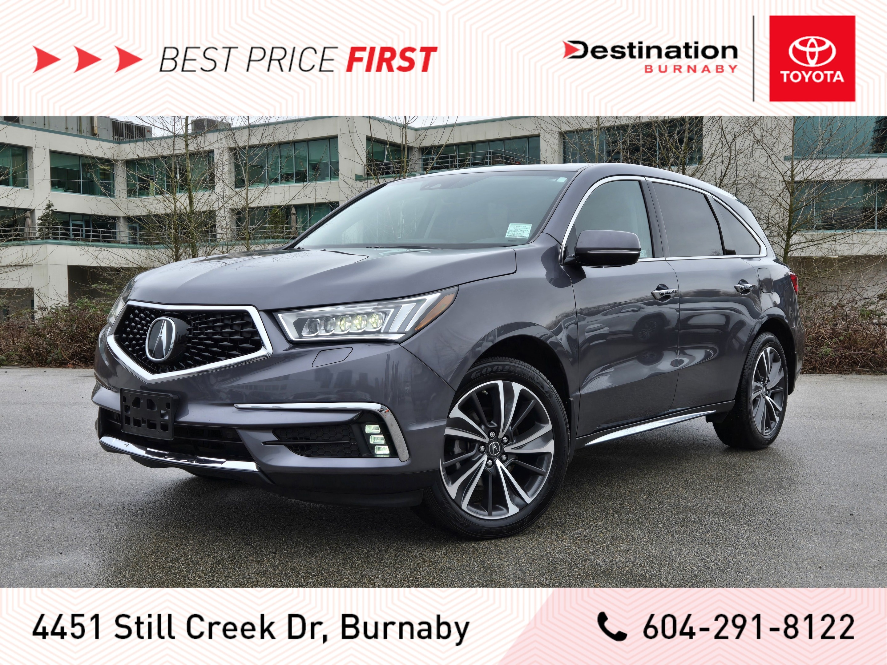 2020 Acura MDX Tech Plus - Local BC Car, No Accidents, Loaded!