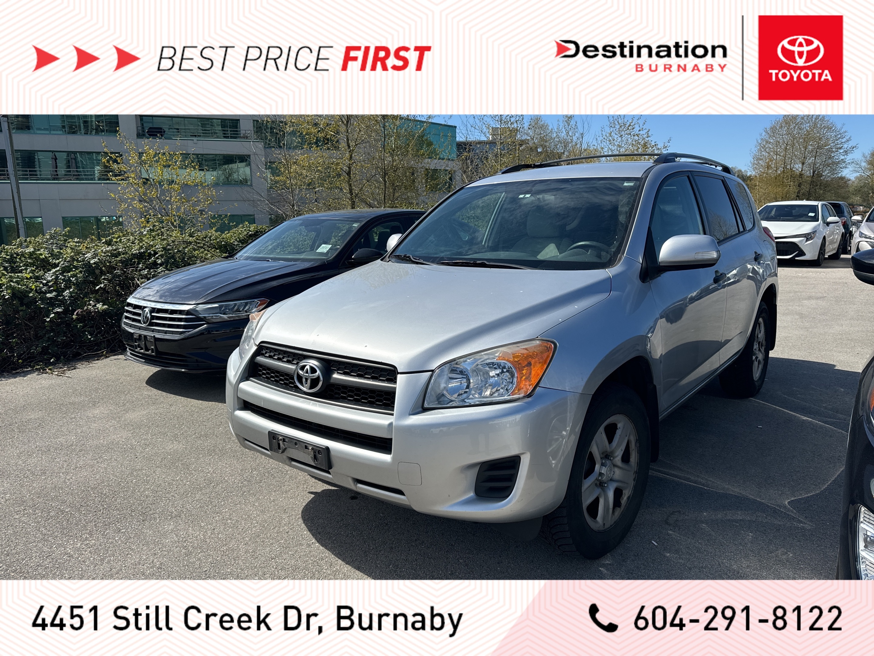 2010 Toyota RAV4 4WD - Local BC vehicle with low KM's for the year!
