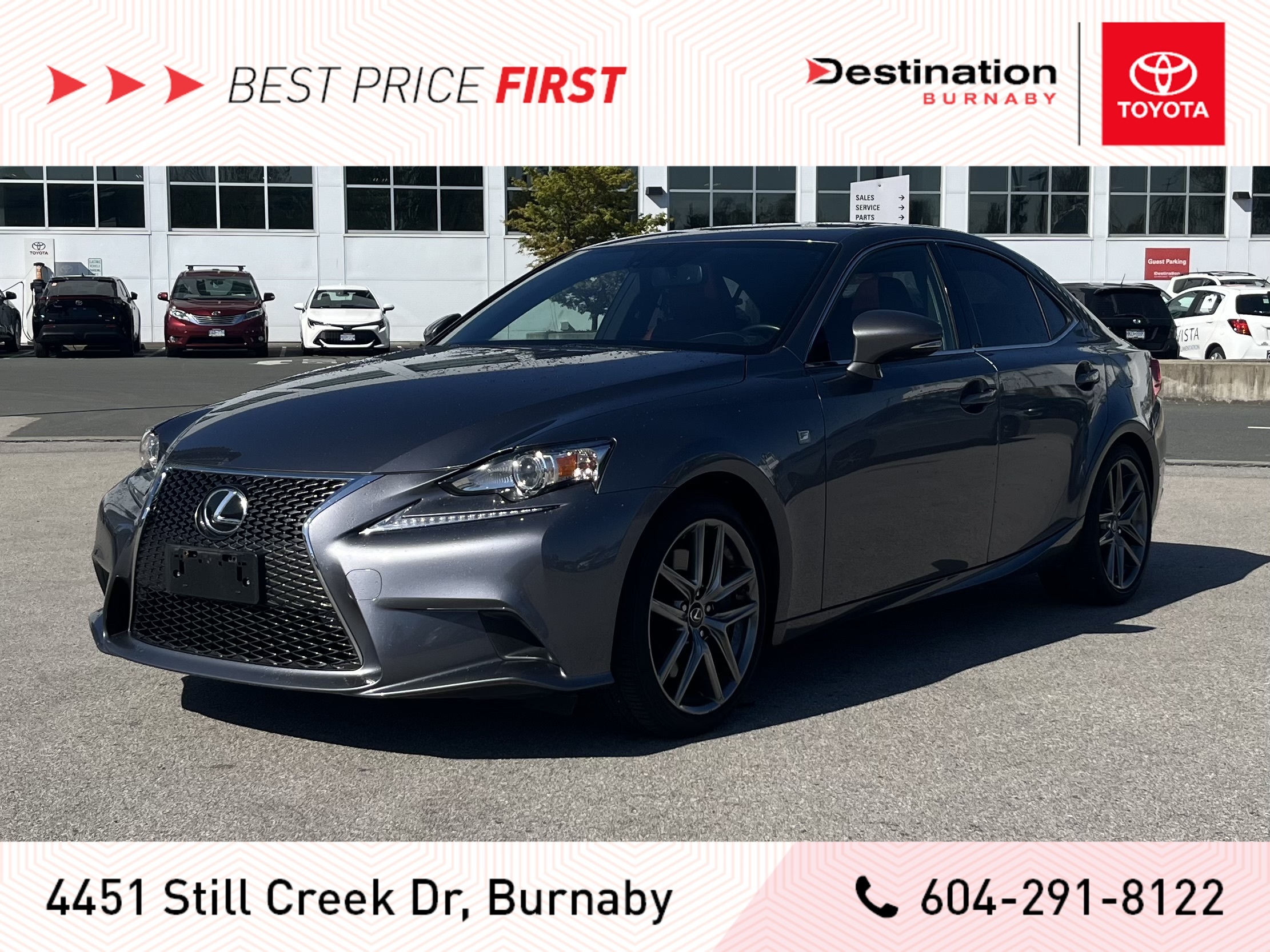 2016 Lexus IS 200t F Sport, No accidents, Loaded