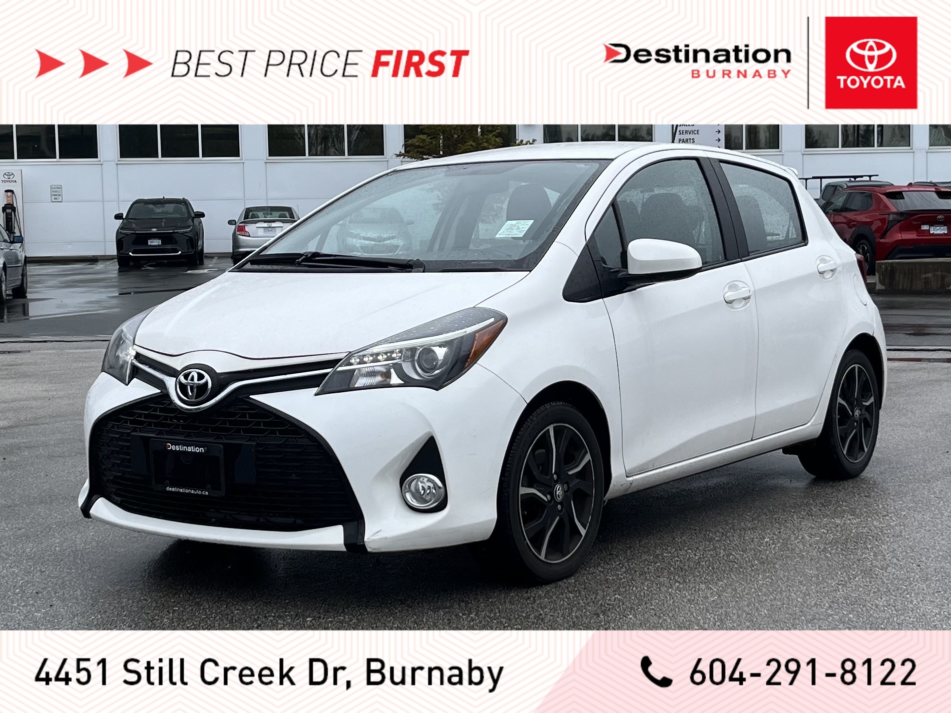 2016 Toyota Yaris SE 4AT, Low Kms, No accidents, Loaded