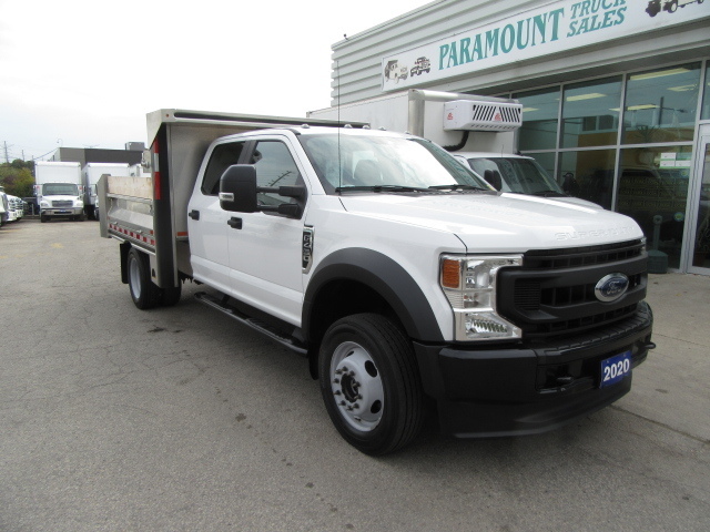 2020 Ford F-450 GAS 4X4 CREW CAB WITH 10 FT ALUMINUM DUMP BOX