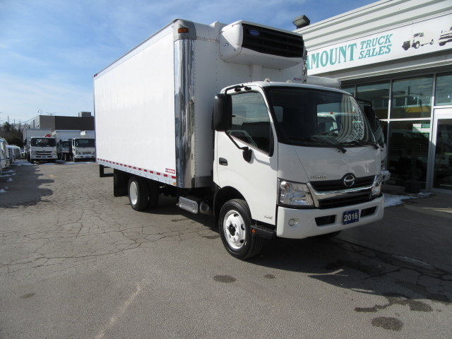 2016 Hino 195 DIESEL WITH 18FT BOX & CARRIER 50X LOW TEMP REEFER