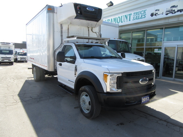 2018 Ford F-550 DIESEL WITH 16 FT ALUM BOX & LOW TEMP REEFER