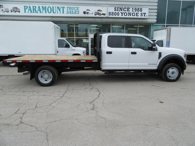2020 Ford F-550 DIESEL 4X4 CREW CAB WITH 12 FT FLAT DECK