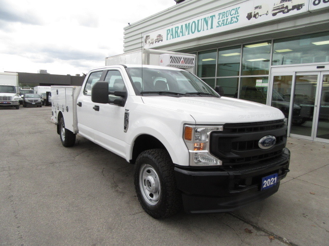 2021 Ford F-350 GAS 4X4 CREW CAB WITH NEW SERVICE UTILITY BODY