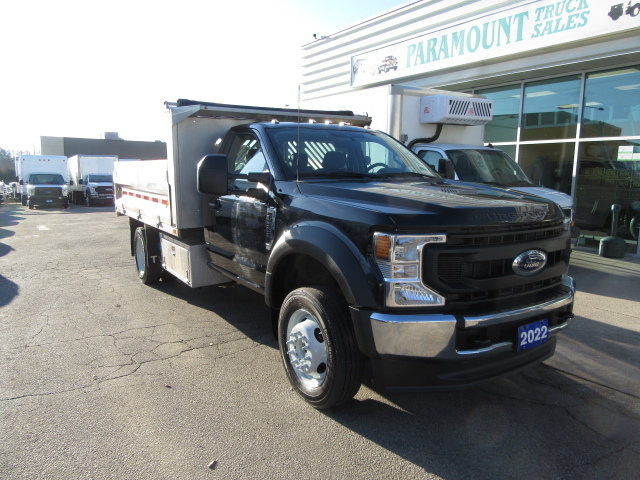 2022 Ford F-550 DIESEL REG CAB 4X4 WITH 12 FT ALUMINUM DUMP BOX