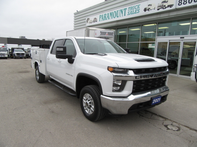 2021 Chevrolet Silverado 2500 DIESEL CREW CAB 4X4 WITH NEW SERVICE UTILITY BODY