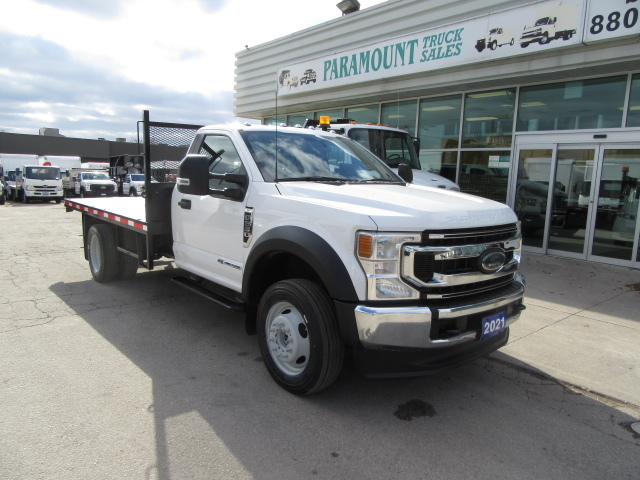 2021 Ford F-550 DIESEL REGULAR CAB 4X4 WITH 12 FT FLAT DECK