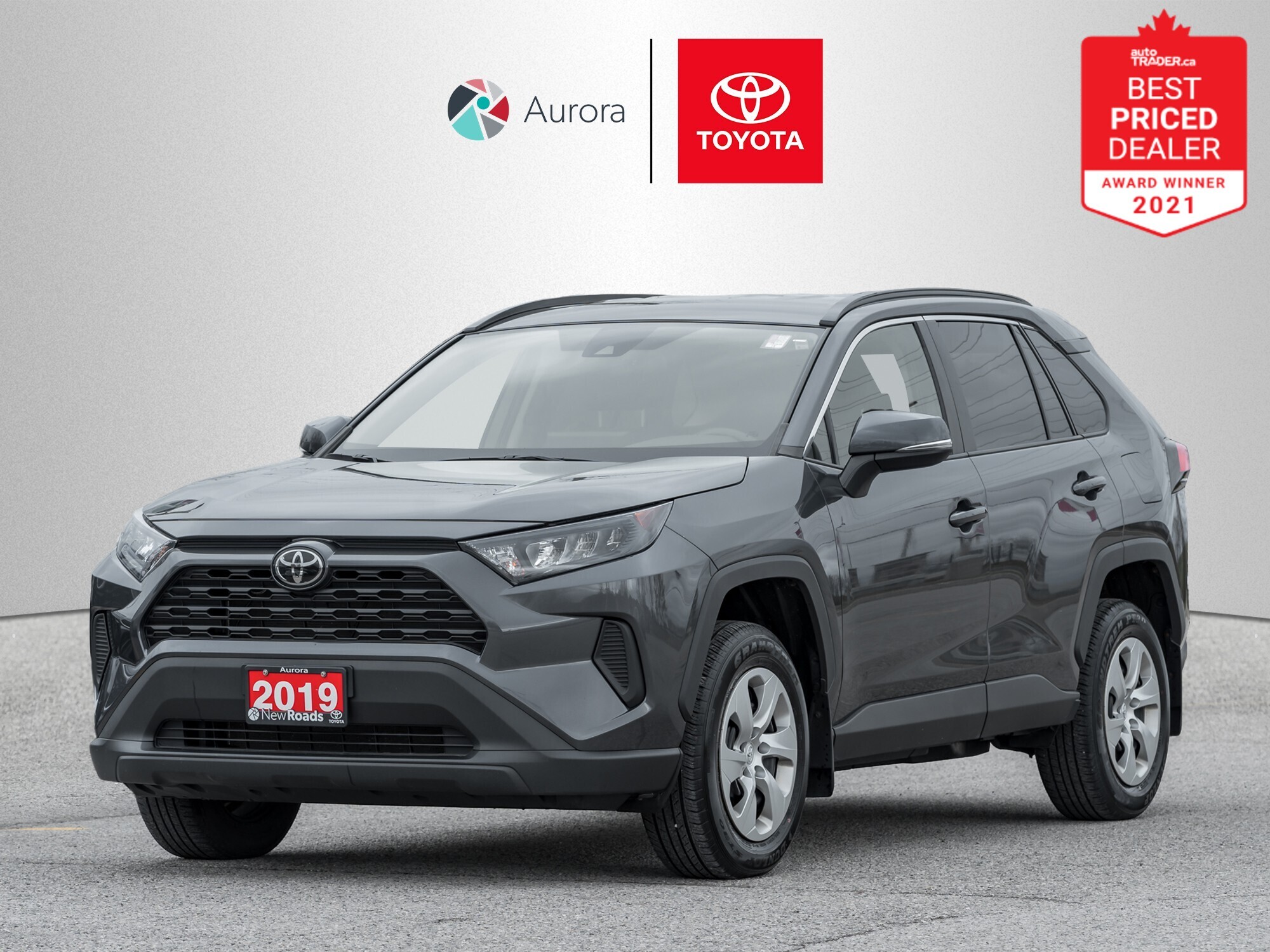 2019 Toyota RAV4 LE, No Accident, 14686 kilometers below market avg