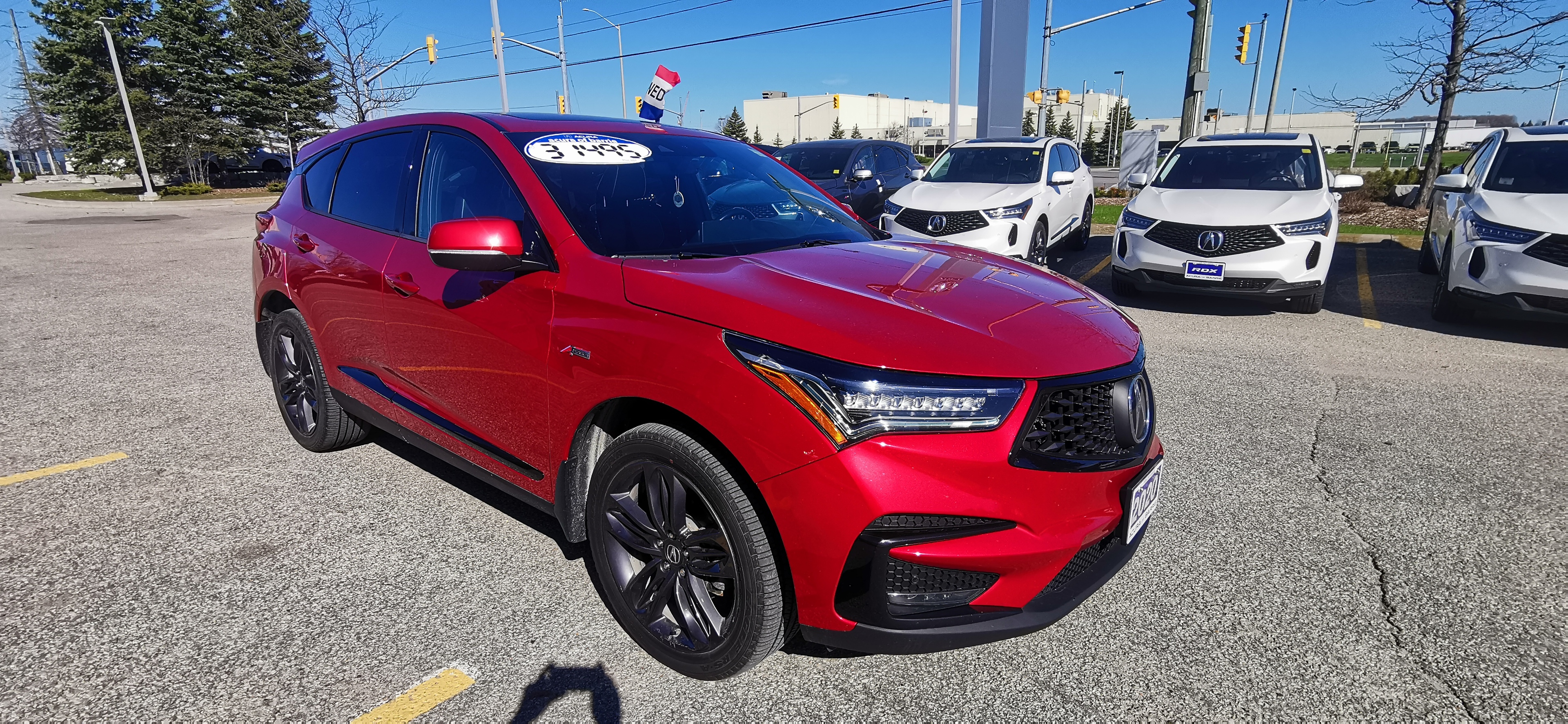 2020 Acura RDX A-Spec, Rare color Performance Red Pearl!