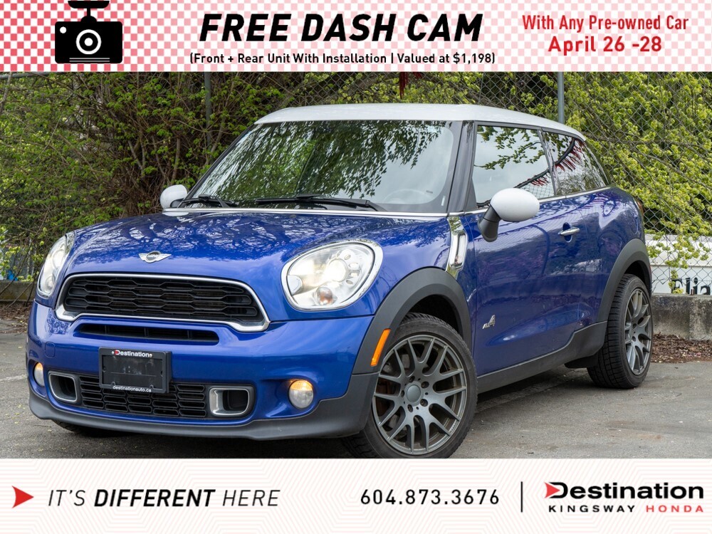 2013 MINI COOPER S Paceman ALL4 AWD / WELL MAINTAINED / GOOD CONDITION