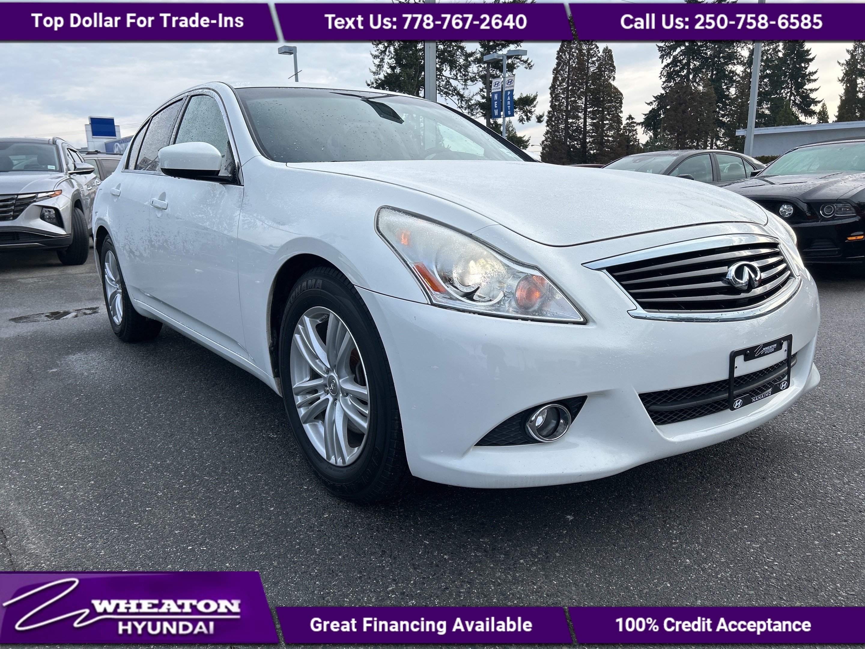 2013 Infiniti G37 Luxury, AWD, No Accidents, Trade in, Leather, Heat