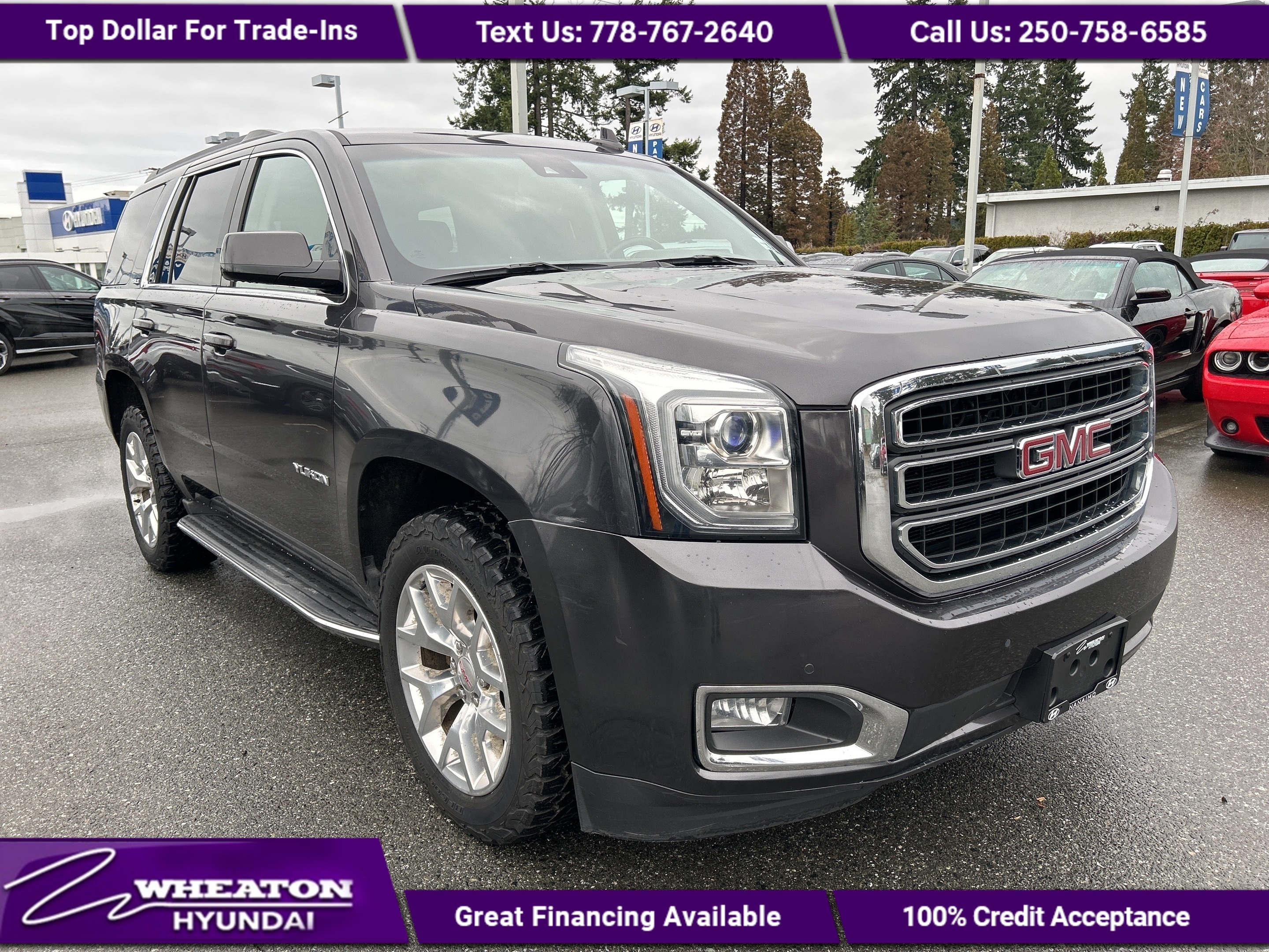 2016 GMC Yukon SLE, BC Car, Trade in, Touch Screen, Back Up Camer