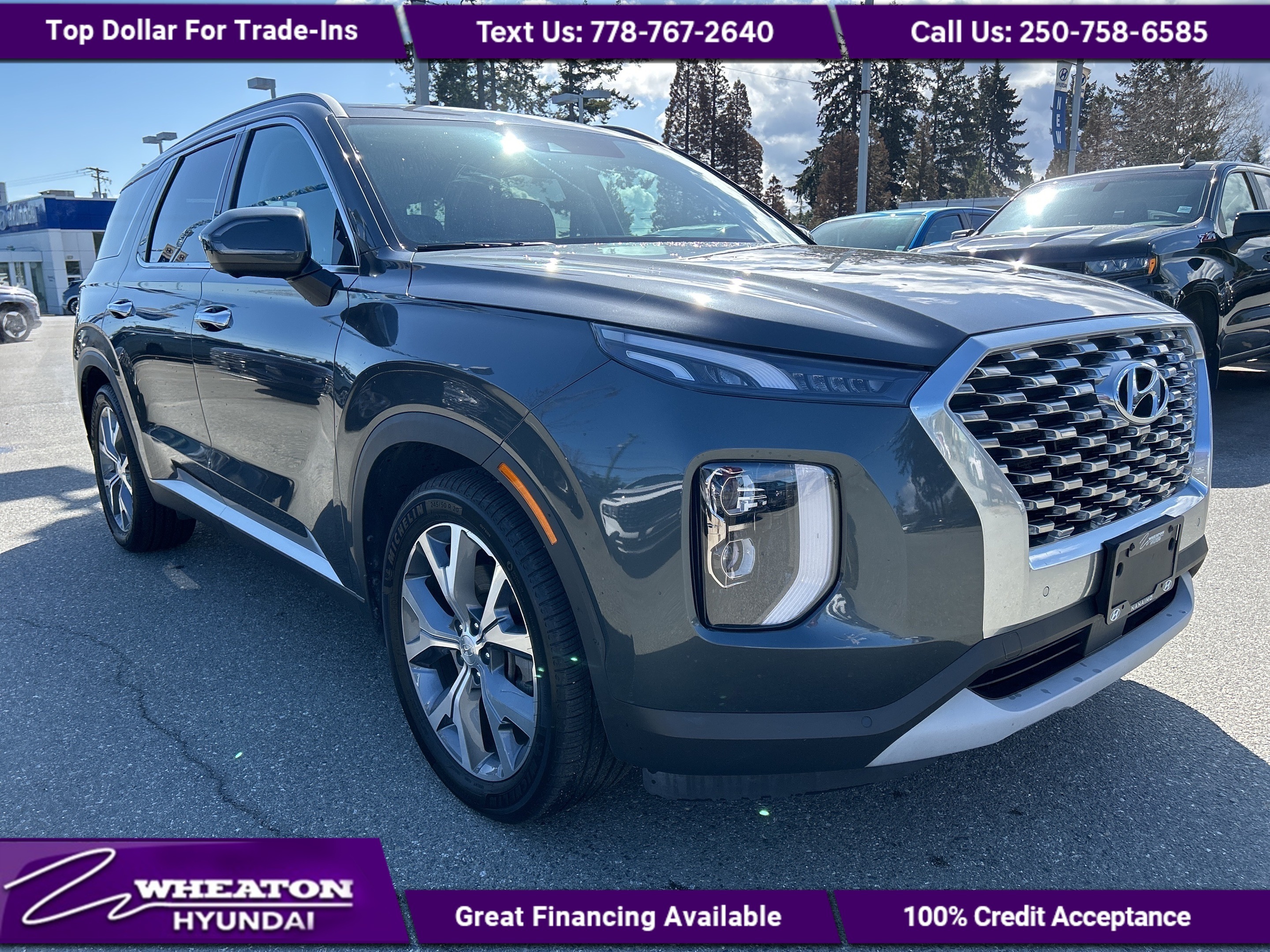 2020 Hyundai Palisade Luxury, Certified, No Accidents, Trade in, Leather
