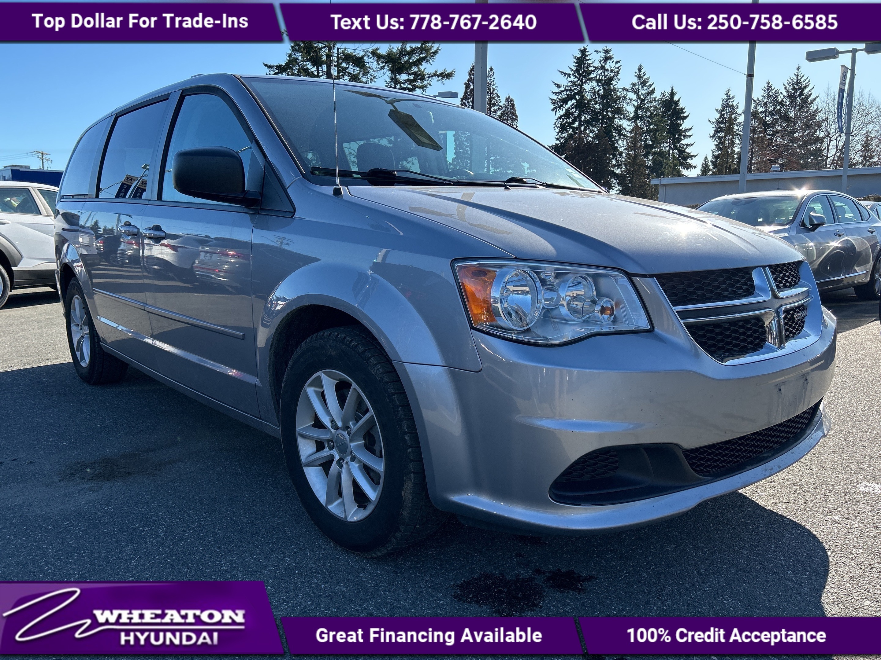 2015 Dodge Grand Caravan SXT, Local, Trade in, DVD, Touch Screen, Back Up C