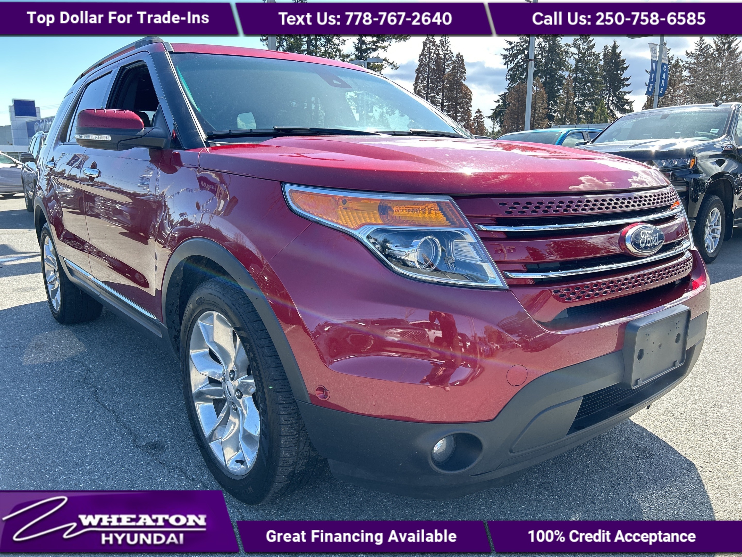 2014 Ford Explorer Limited, One Owner, Trade in, Navigation, Leather,