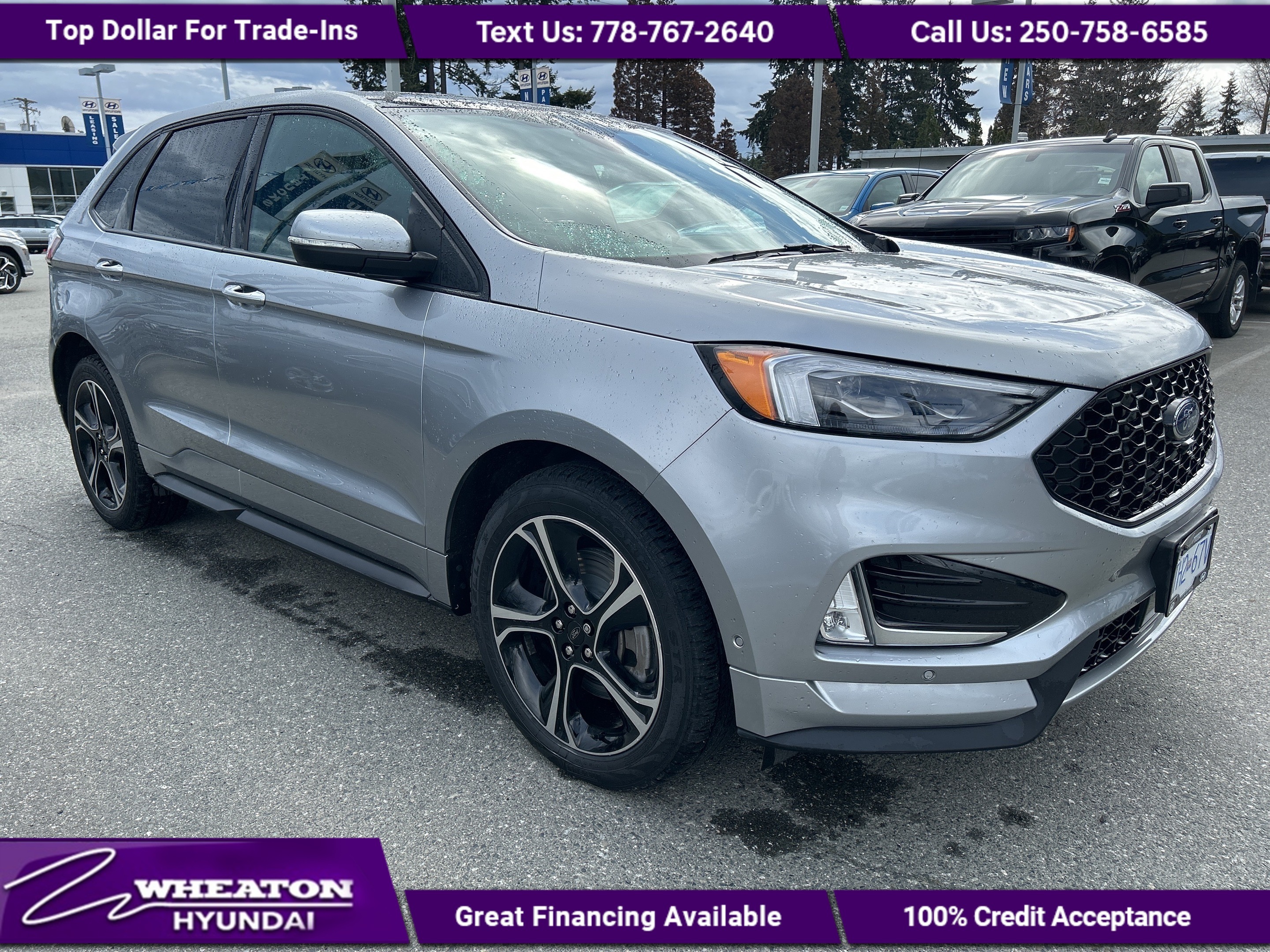 2021 Ford Edge ST, One Owner, Island Car, Trade in, Navi, Leather