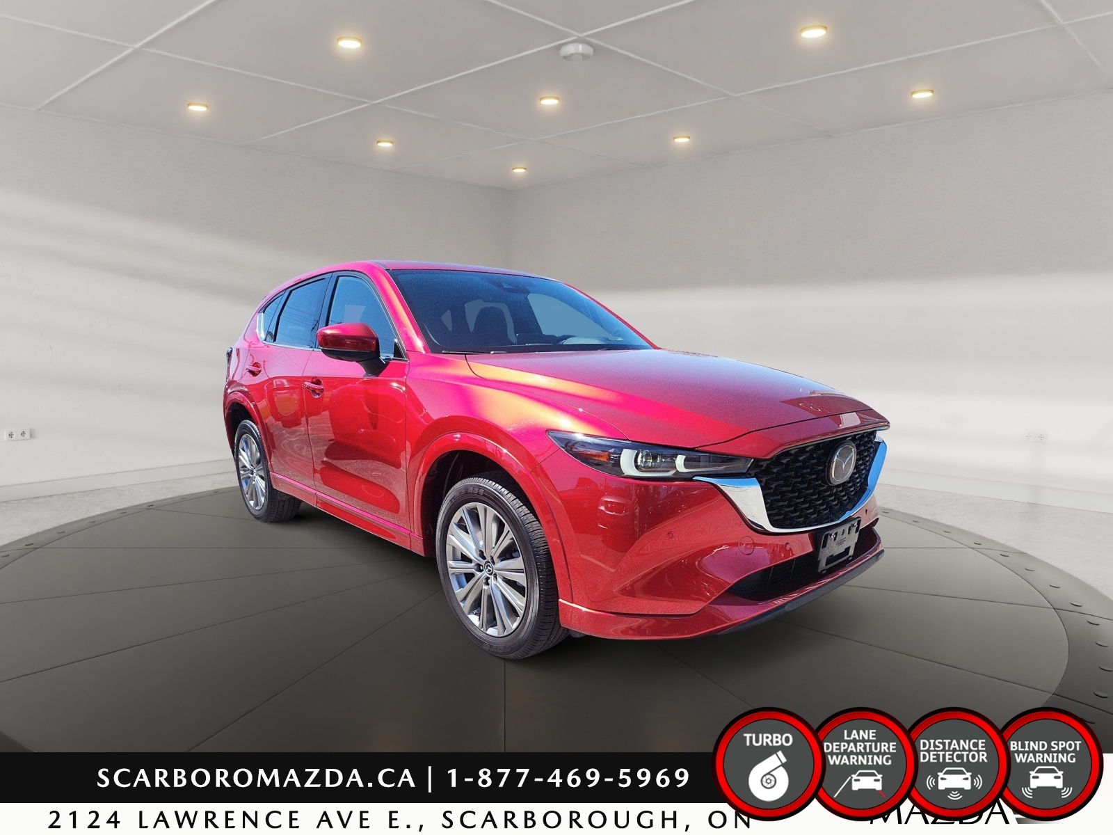 2023 Mazda CX-5 CPO|FIN@4.6%|LEATHER|NAV|AWD|TURBO|CLEAN CARFAX 