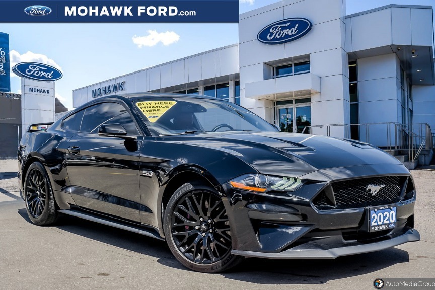 2020 Ford Mustang GT PREMIUM - 1 OWNER/NAVI/LEATHER/CAMERA/BLUETOOTH