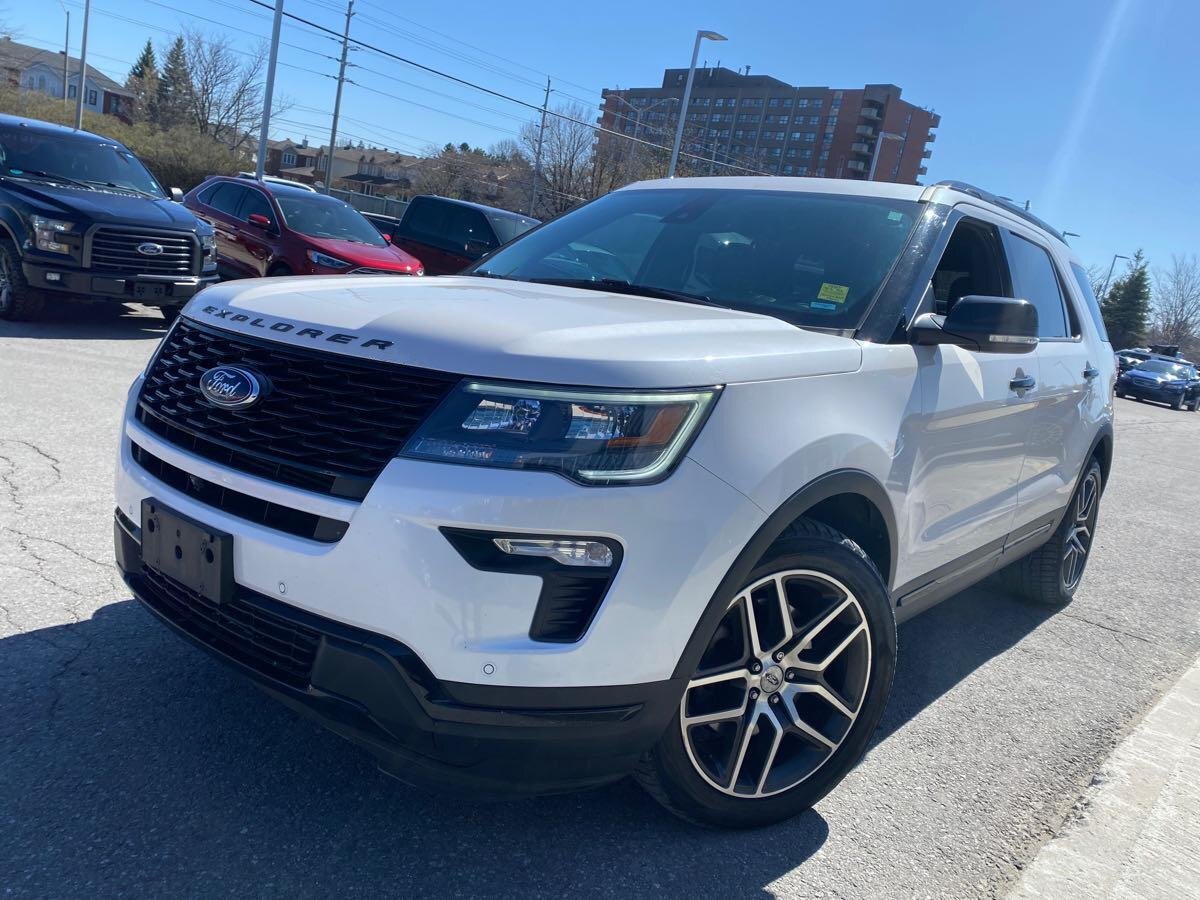 2018 Ford Explorer Sport 4WD, 7 Seats, Certified, Accident Free