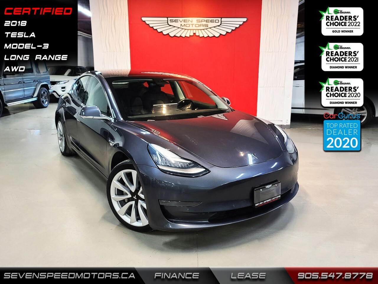 2020 Tesla Model 3 NewBattery/CleanCarfax/Certified/Finance