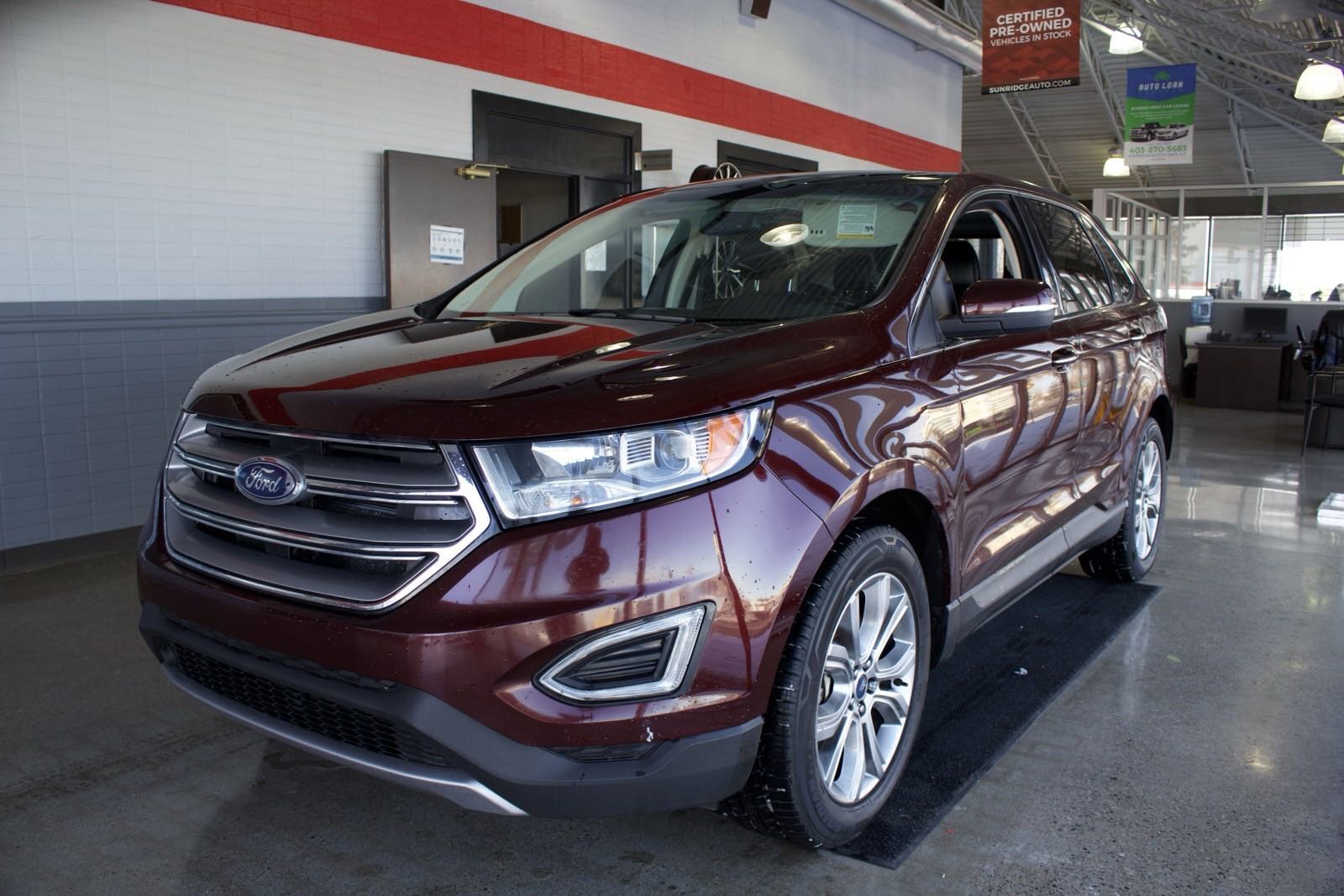 2017 Ford Edge TITANIUM 301A / PANO ROOF / TOURING PACKAGE