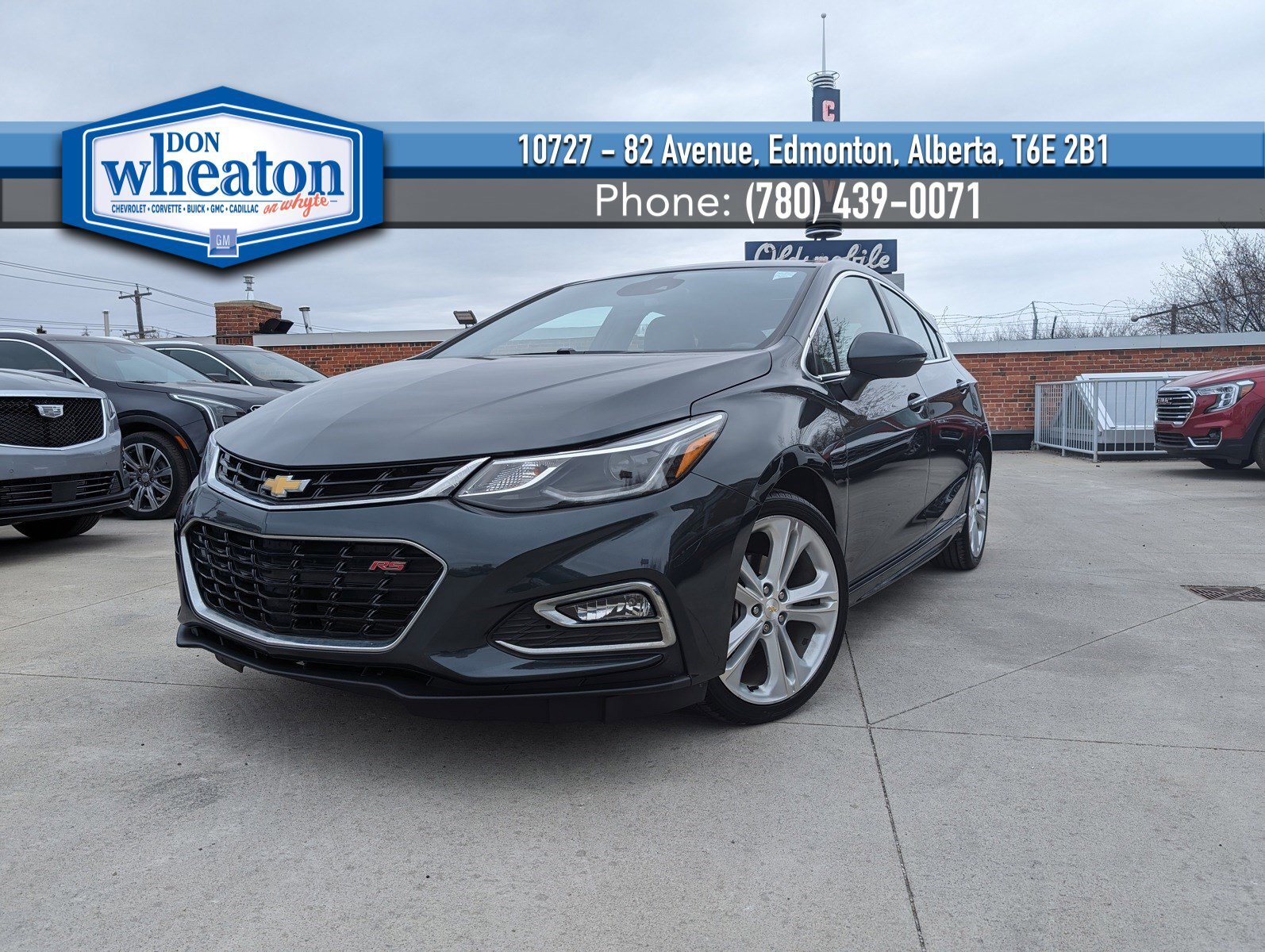 2018 Chevrolet Cruze Premier RS Package Sunroof Nav Heated Leather Remo