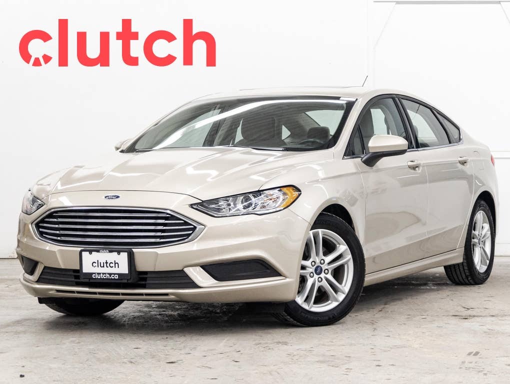2018 Ford Fusion SE w/ Rearview Cam, Bluetooth, Cruise Control